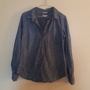 Merona long sleeve denim shirt
